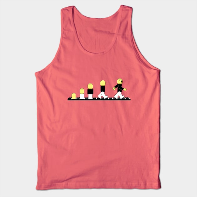 Evolution of Lego Man Tank Top by gpavey